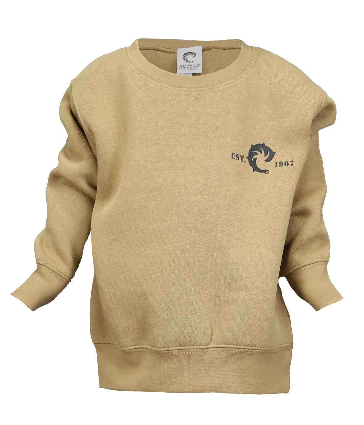 Camo Solid Toddler Crew Sweatshirt