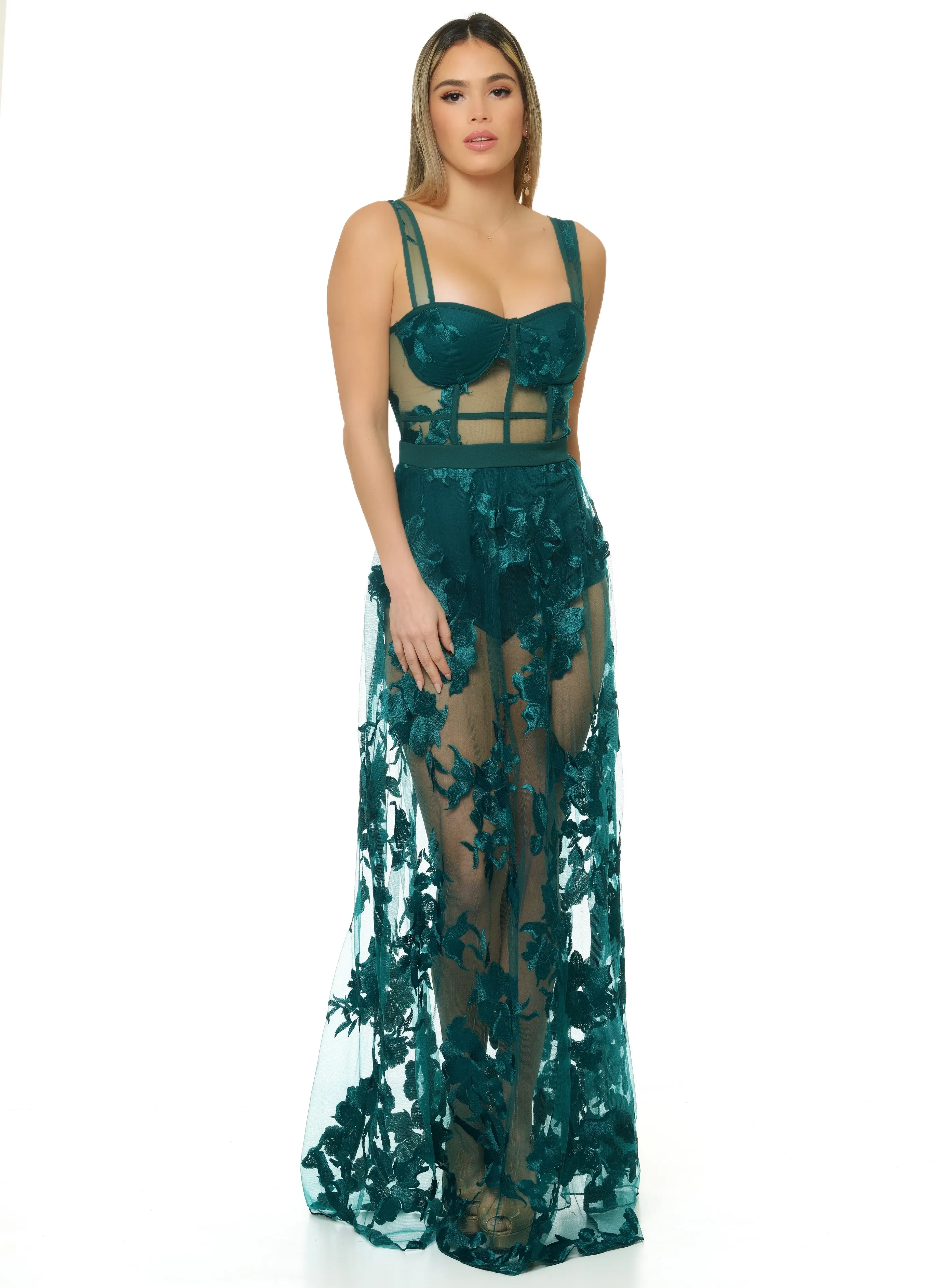 Camoi Lace Maxi Dress
