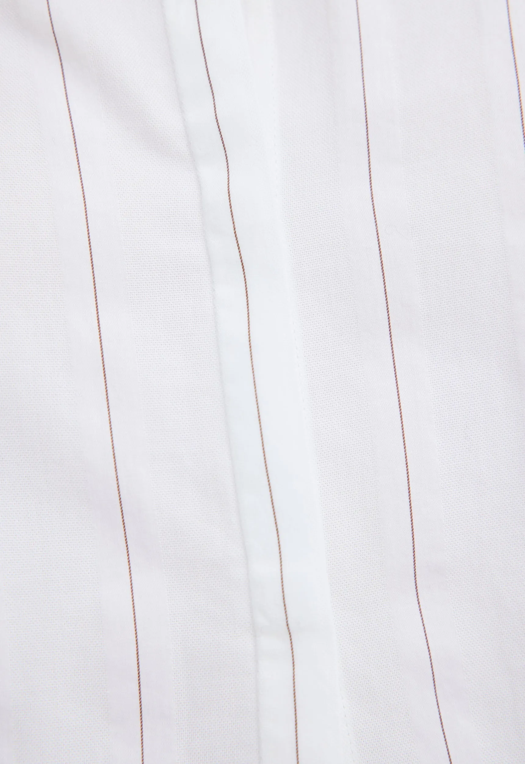 Cart Cotton Shirt - Chocolate Brown Stripe