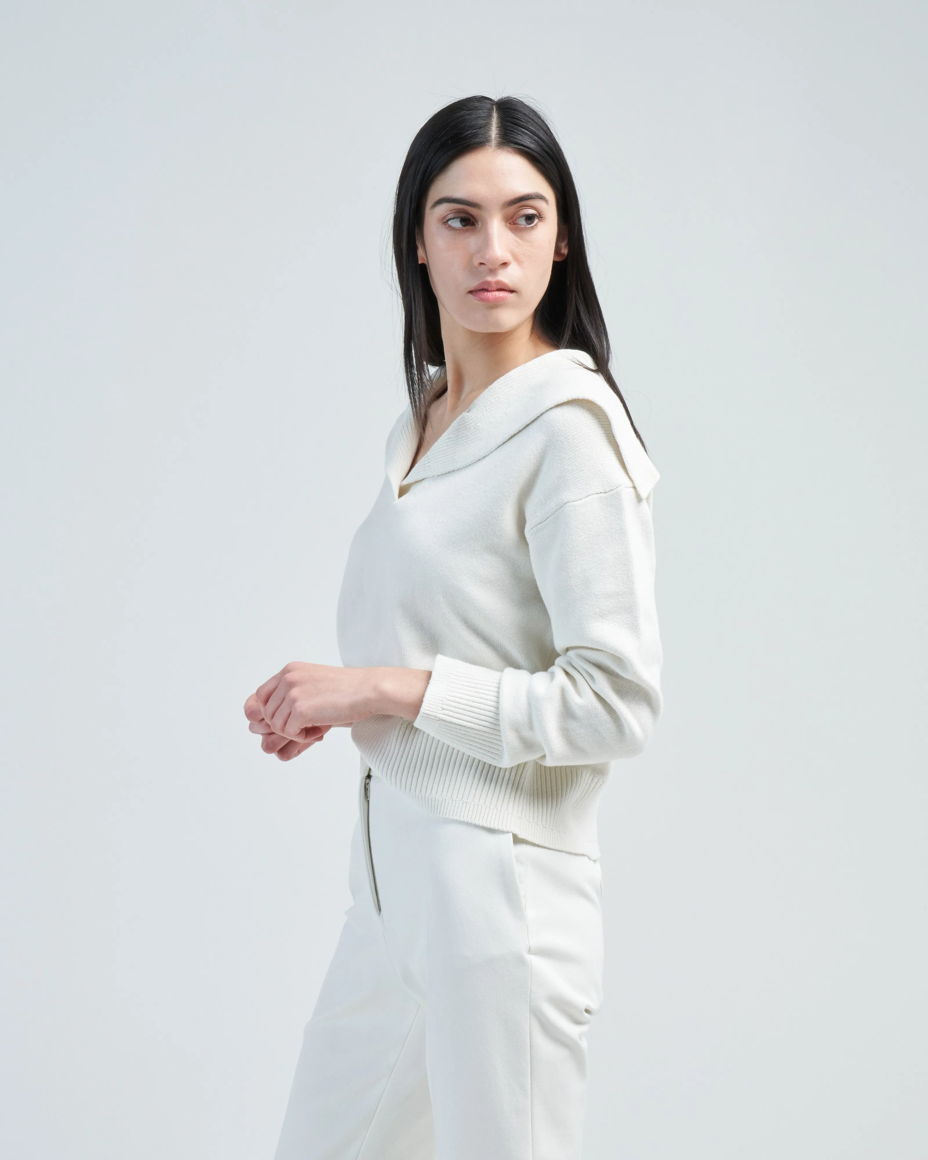 cashmere silk polo