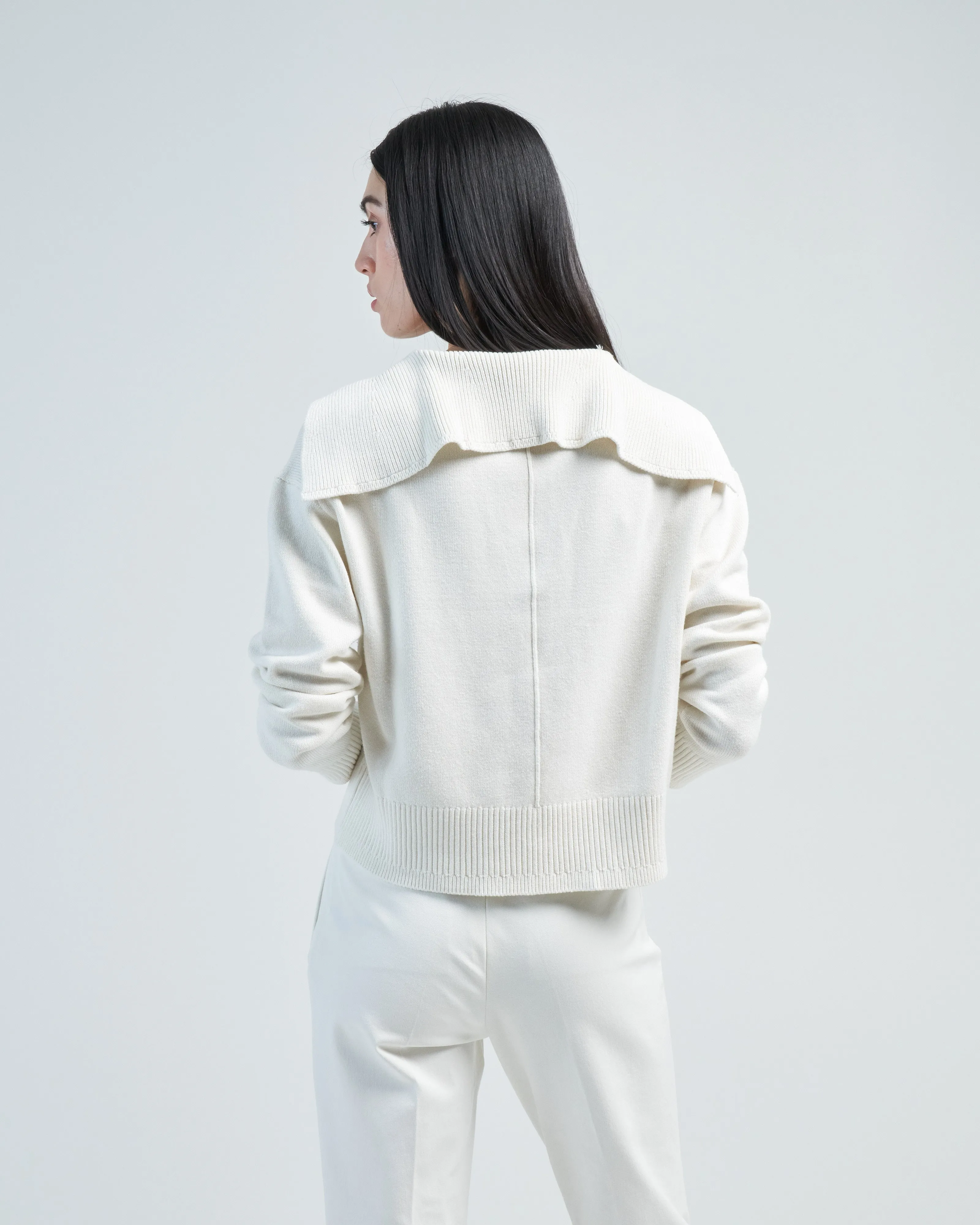 cashmere silk polo