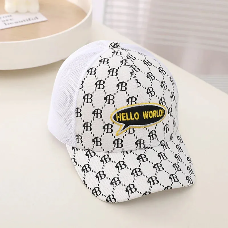 Casquette fashion 2025 / Fashion Bear Baby Hat Cotton Cartoon Kids Baseball Cap Infant Toddler Adjustable Snapback Hat бейсболка детская,кепка детская