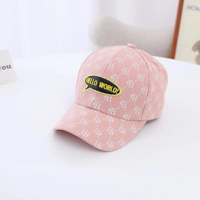 Casquette fashion 2025 / Fashion Bear Baby Hat Cotton Cartoon Kids Baseball Cap Infant Toddler Adjustable Snapback Hat бейсболка детская,кепка детская