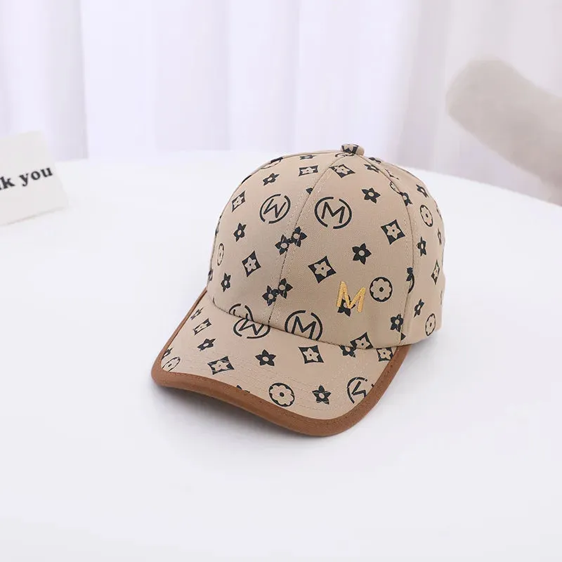 Casquette fashion 2025 / Fashion Bear Baby Hat Cotton Cartoon Kids Baseball Cap Infant Toddler Adjustable Snapback Hat бейсболка детская,кепка детская