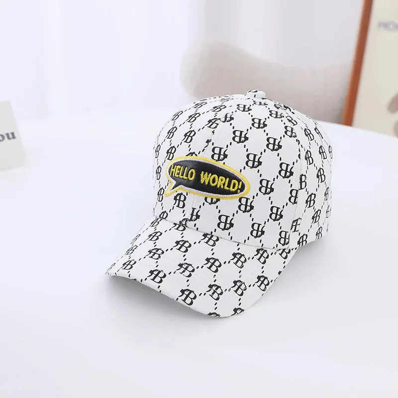 Casquette fashion 2025 / Fashion Bear Baby Hat Cotton Cartoon Kids Baseball Cap Infant Toddler Adjustable Snapback Hat бейсболка детская,кепка детская