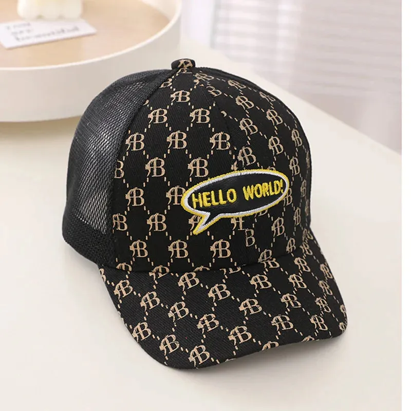 Casquette fashion 2025 / Fashion Bear Baby Hat Cotton Cartoon Kids Baseball Cap Infant Toddler Adjustable Snapback Hat бейсболка детская,кепка детская