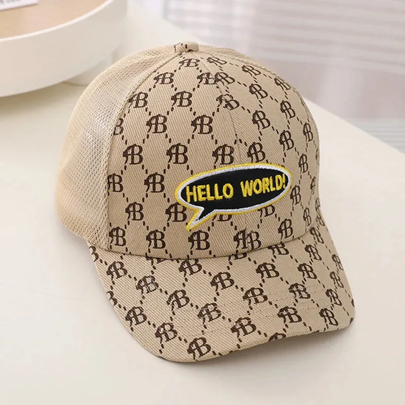 Casquette fashion 2025 / Fashion Bear Baby Hat Cotton Cartoon Kids Baseball Cap Infant Toddler Adjustable Snapback Hat бейсболка детская,кепка детская