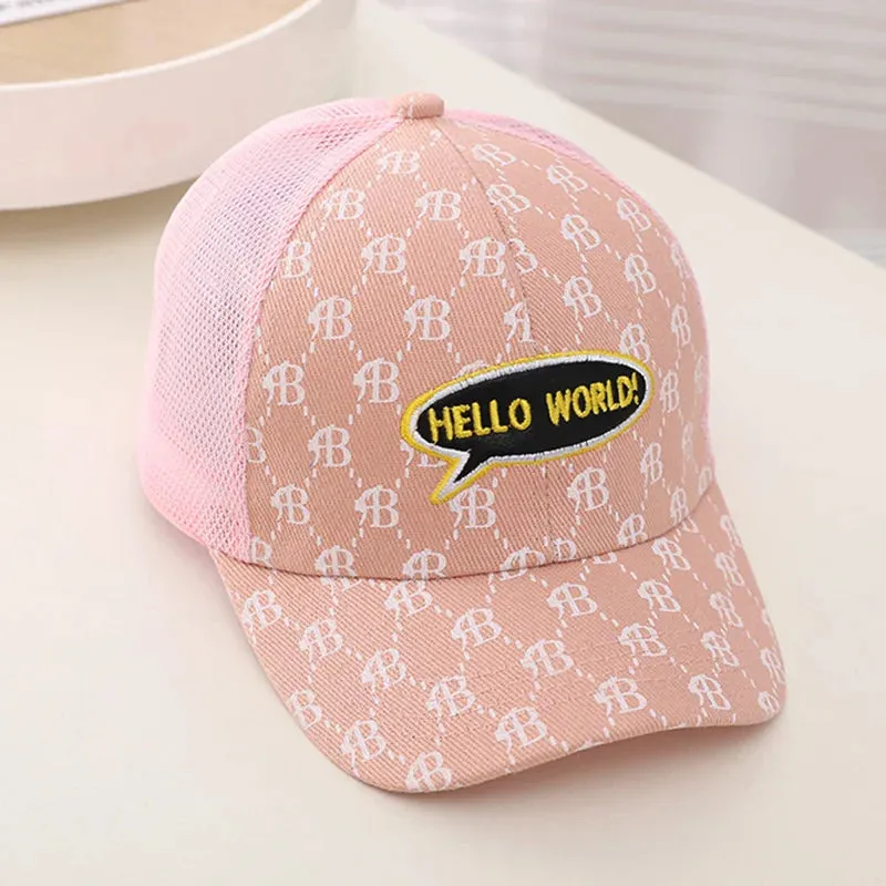 Casquette fashion 2025 / Fashion Bear Baby Hat Cotton Cartoon Kids Baseball Cap Infant Toddler Adjustable Snapback Hat бейсболка детская,кепка детская