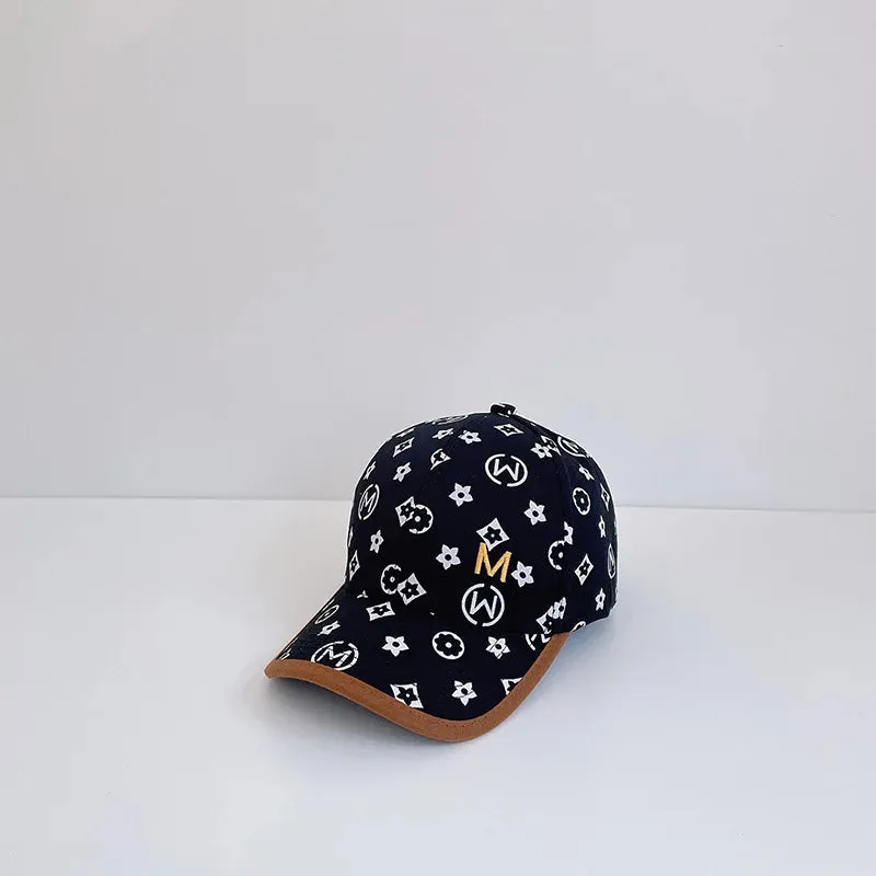 Casquette fashion 2025 / Fashion Bear Baby Hat Cotton Cartoon Kids Baseball Cap Infant Toddler Adjustable Snapback Hat бейсболка детская,кепка детская