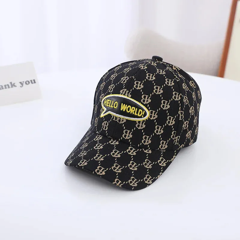 Casquette fashion 2025 / Fashion Bear Baby Hat Cotton Cartoon Kids Baseball Cap Infant Toddler Adjustable Snapback Hat бейсболка детская,кепка детская