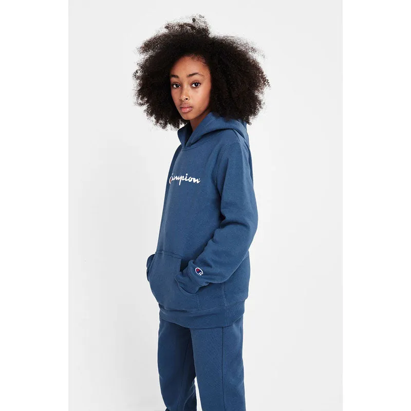 Champion Kids Script Hoodie