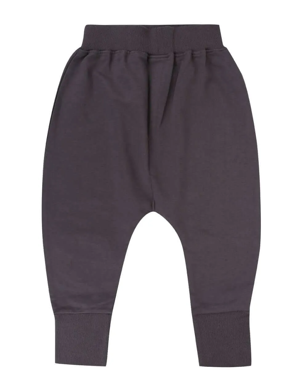Charcoal Grey Cub Applique Harem Style Joggers