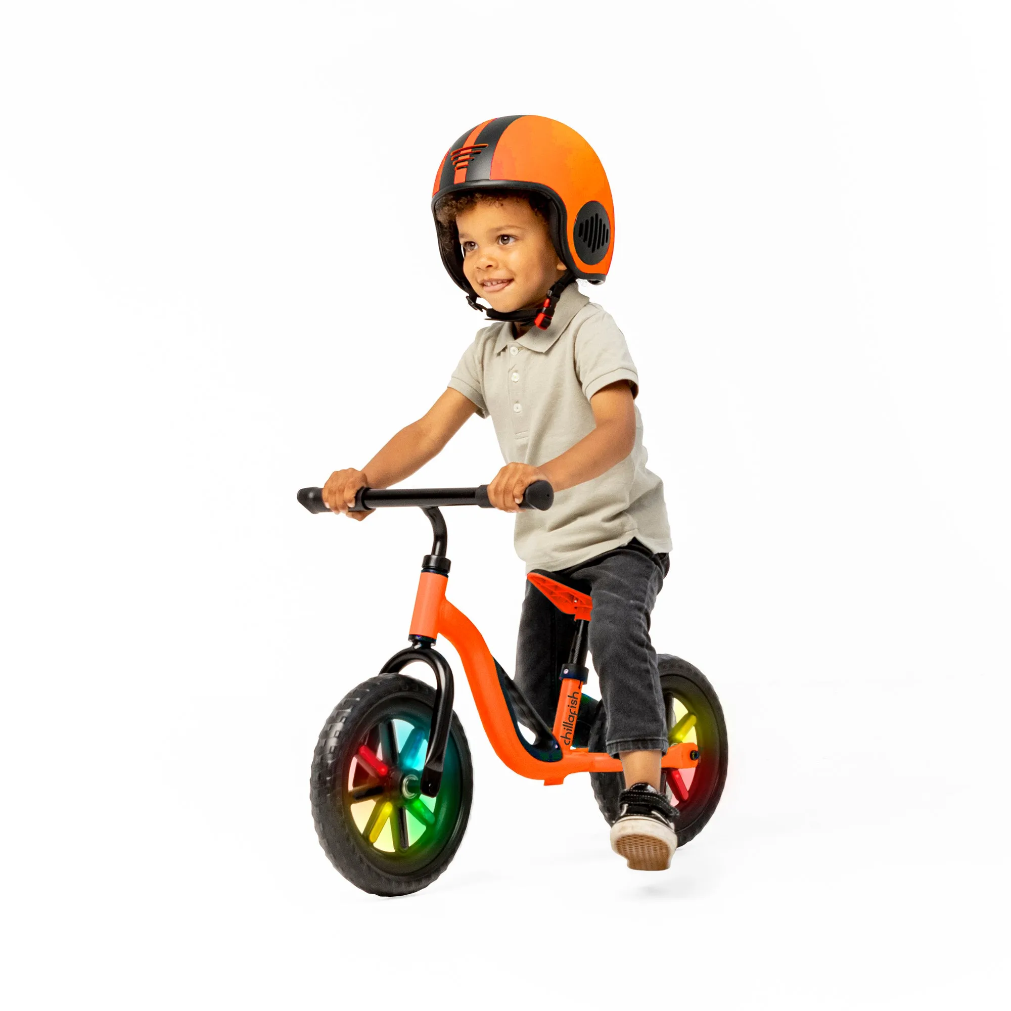 Charlie GLOW - 10" balance bike with light-up wheels