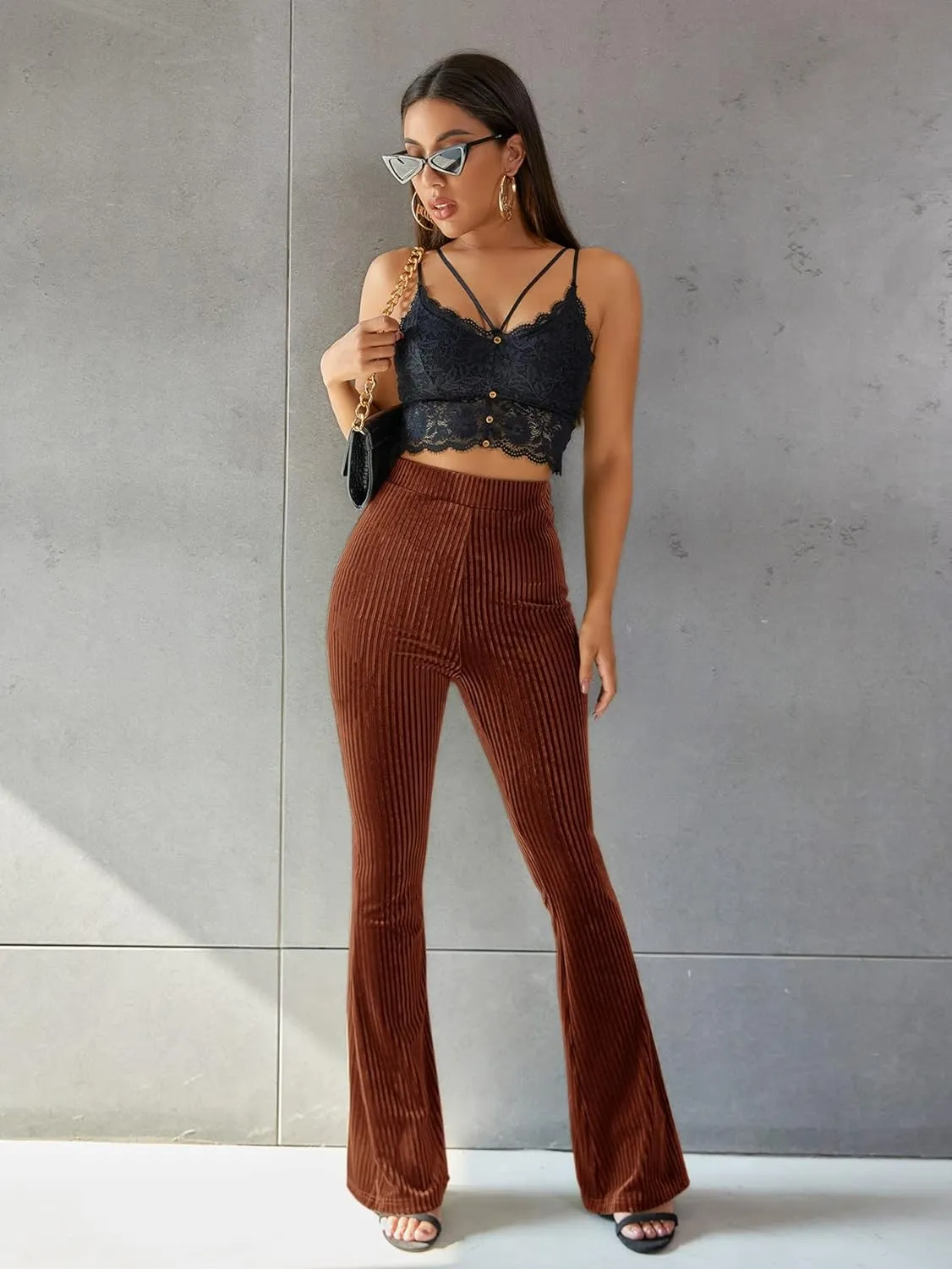 Charlotte - high-waisted cord pants