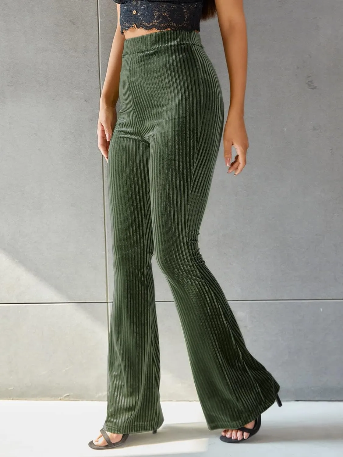 Charlotte - high-waisted cord pants