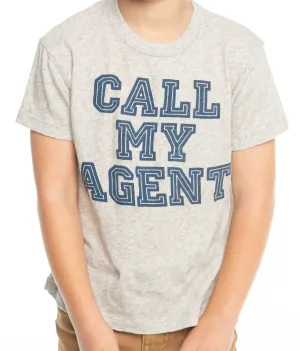 Chaser Call My Agent Gauzy Cotton Tee