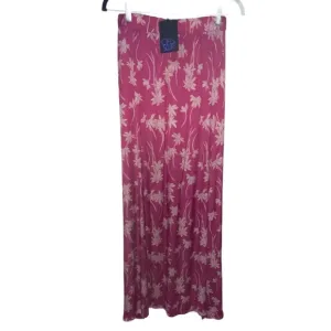 CHASER Floral vibrant Pink Maxi Skirt