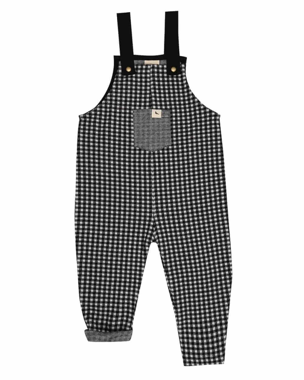 Check Jacquard Dungarees
