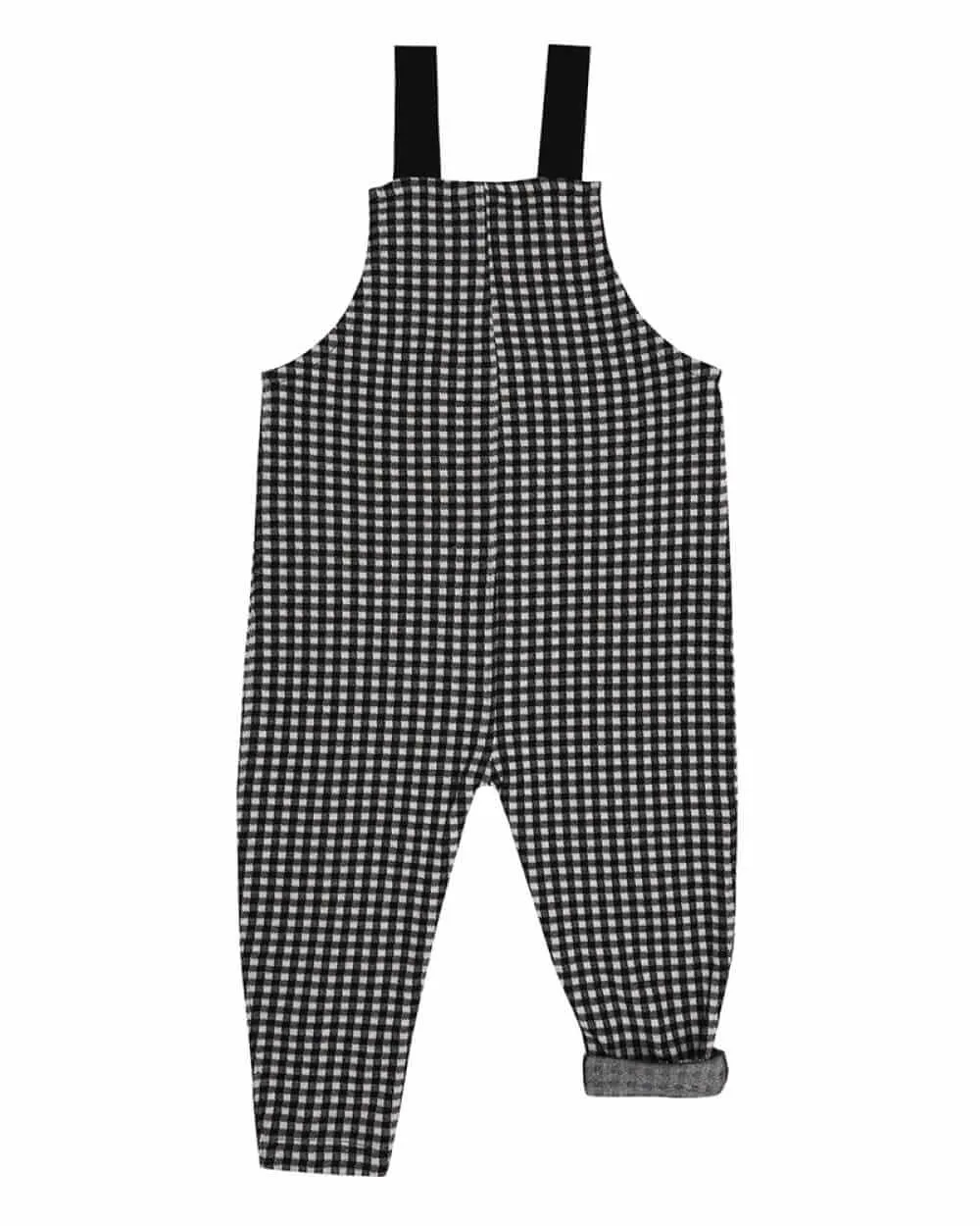 Check Jacquard Dungarees