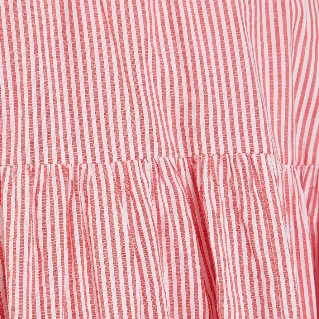 Cherry Seersucker Sash Matisse Skirt