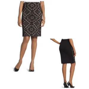 Chico's Cutwork Pencil skirt