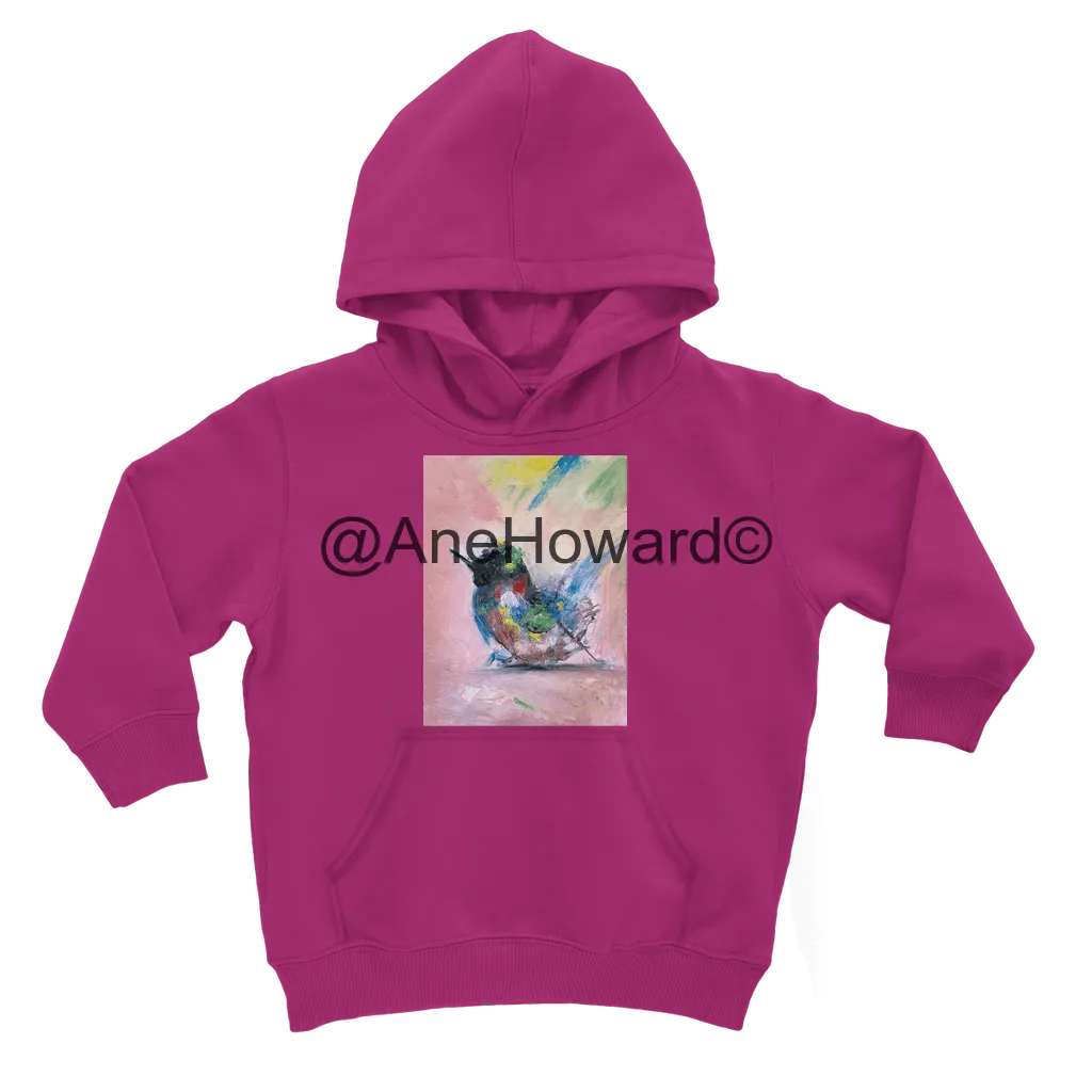 Classic Kids Cotton Hoodie Abstract Bird