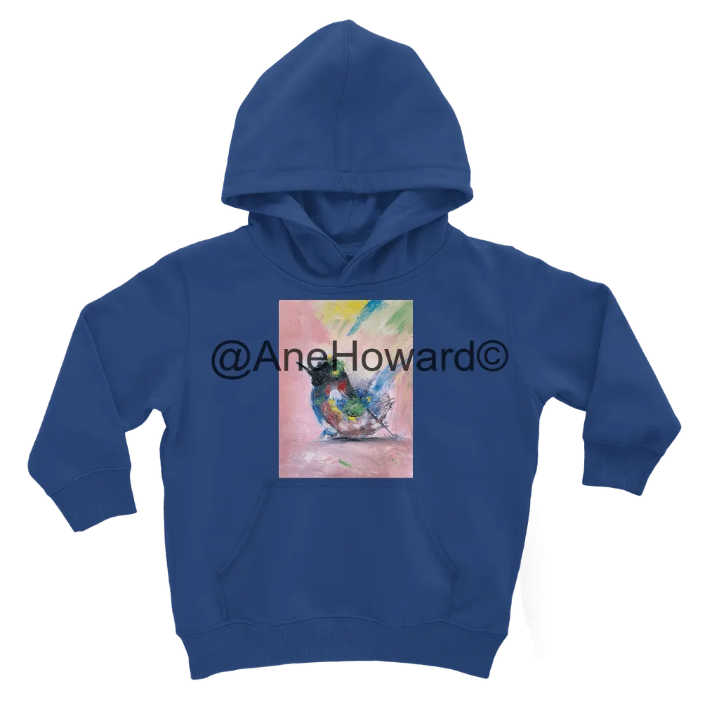 Classic Kids Cotton Hoodie Abstract Bird