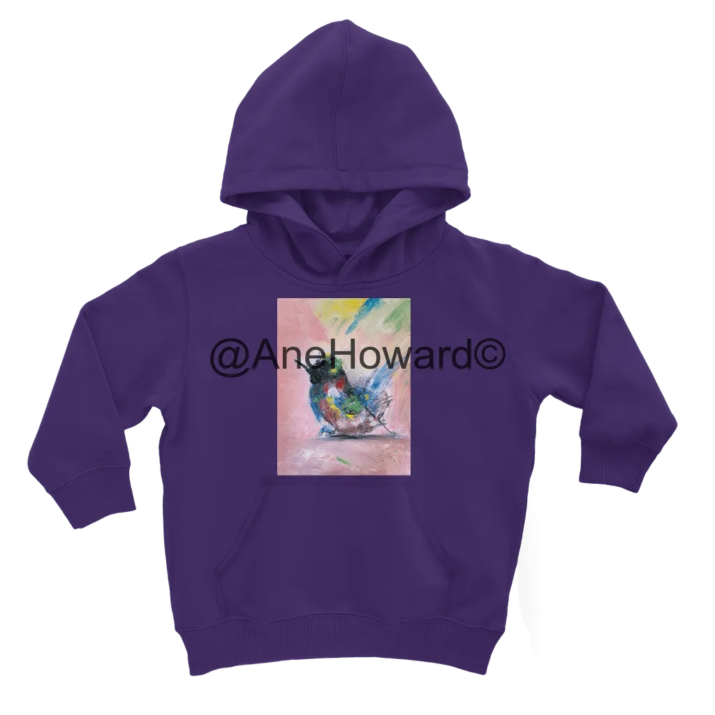 Classic Kids Cotton Hoodie Abstract Bird