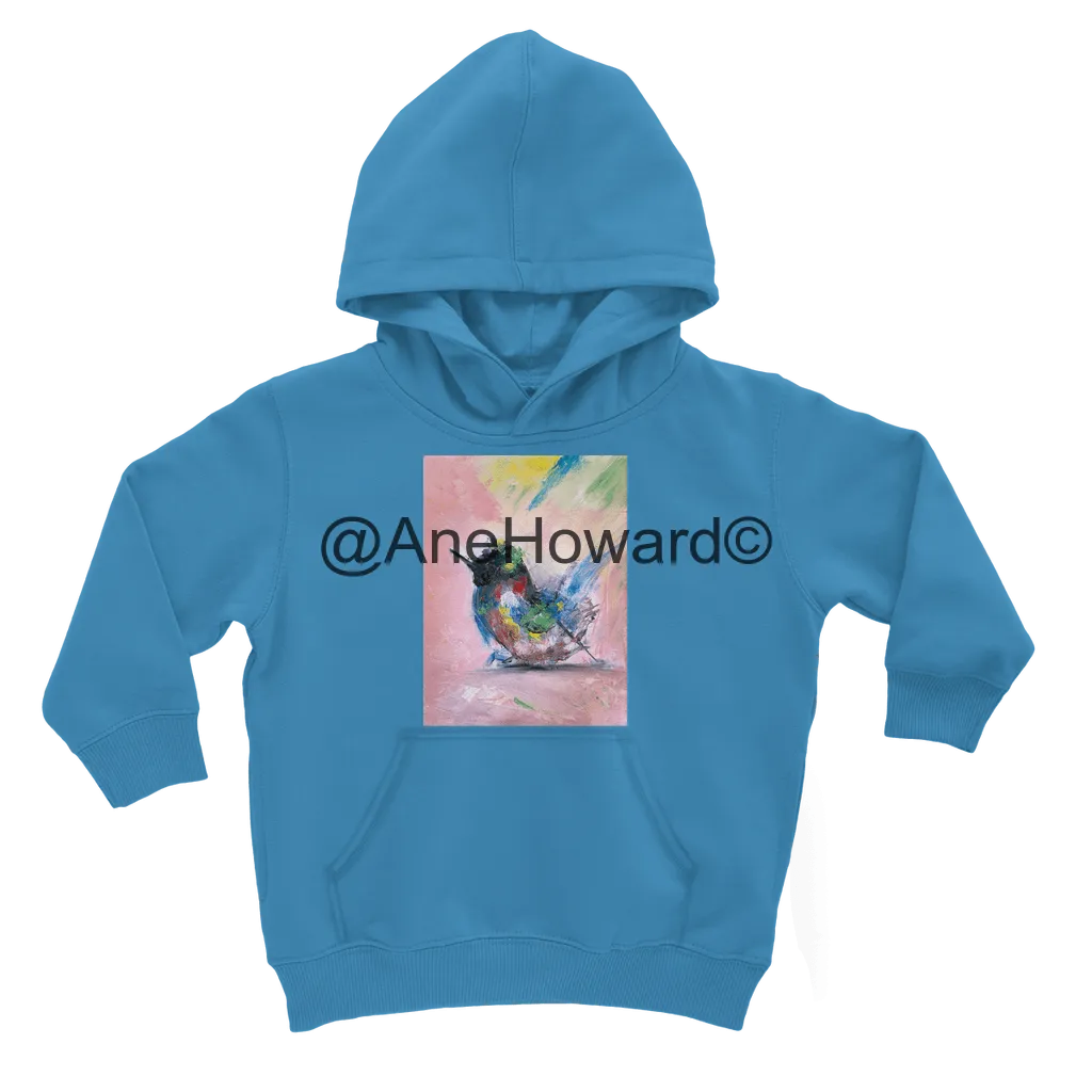 Classic Kids Cotton Hoodie Abstract Bird