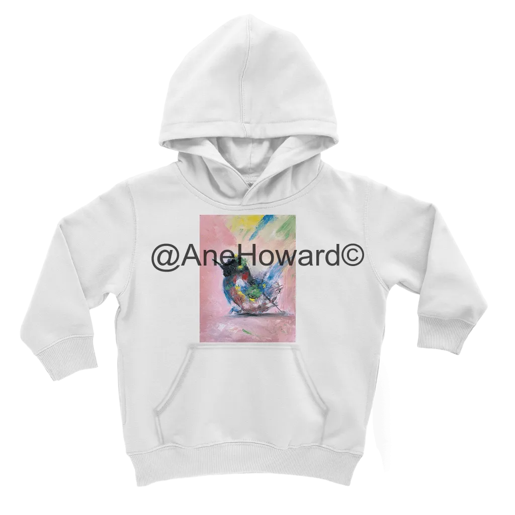 Classic Kids Cotton Hoodie Abstract Bird
