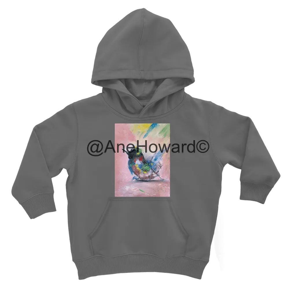 Classic Kids Cotton Hoodie Abstract Bird