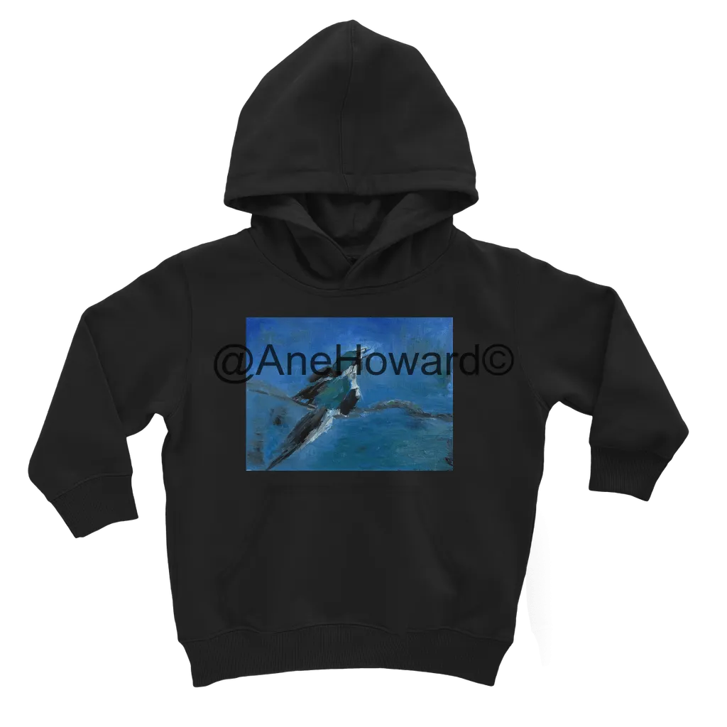 Classic Kids Cotton Hoodie Blue Bird