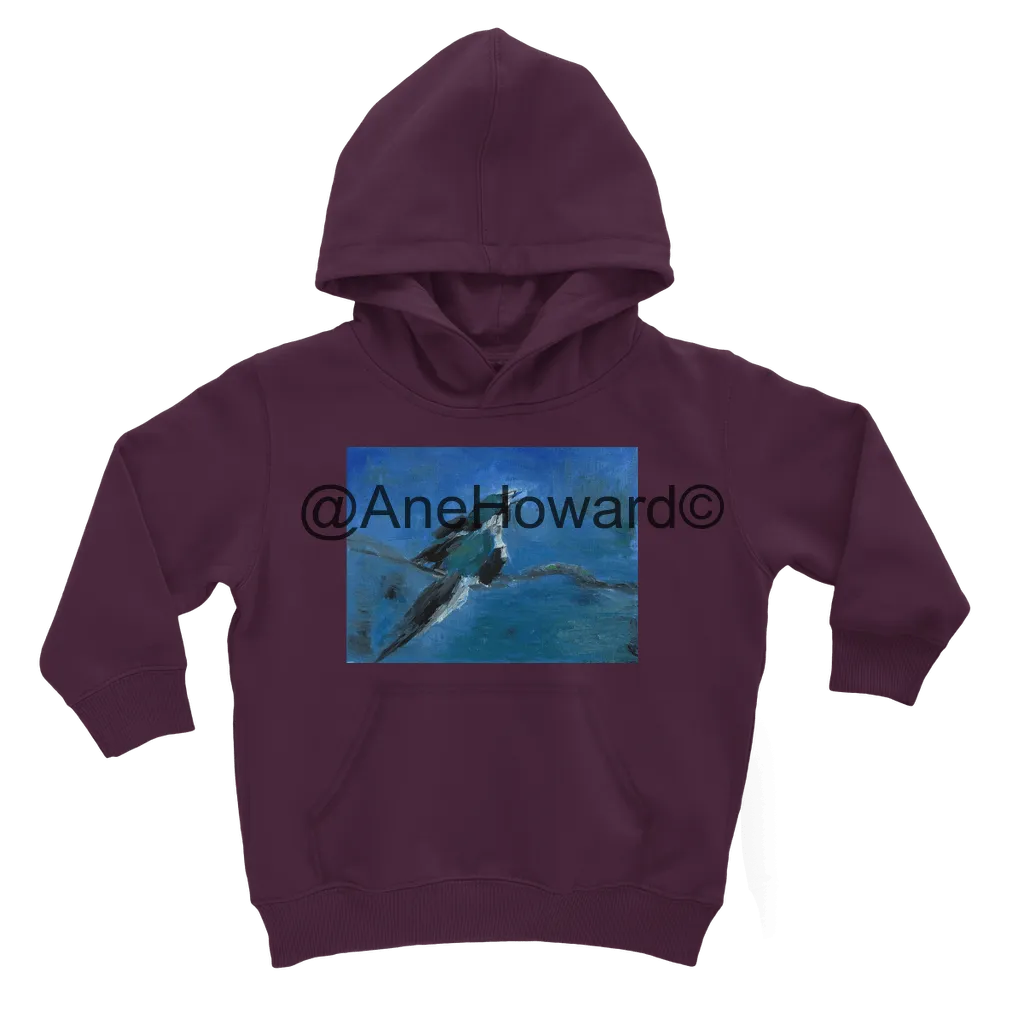 Classic Kids Cotton Hoodie Blue Bird