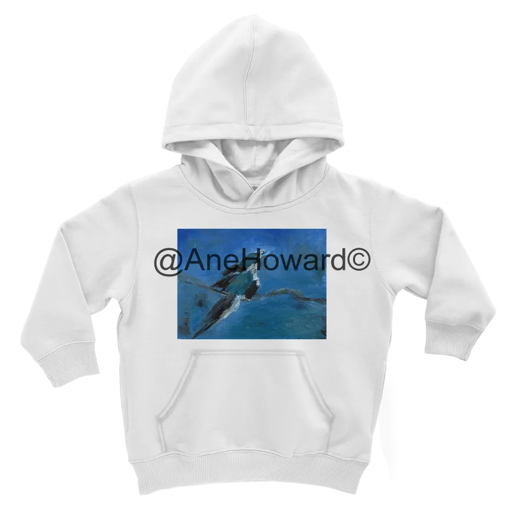 Classic Kids Cotton Hoodie Blue Bird