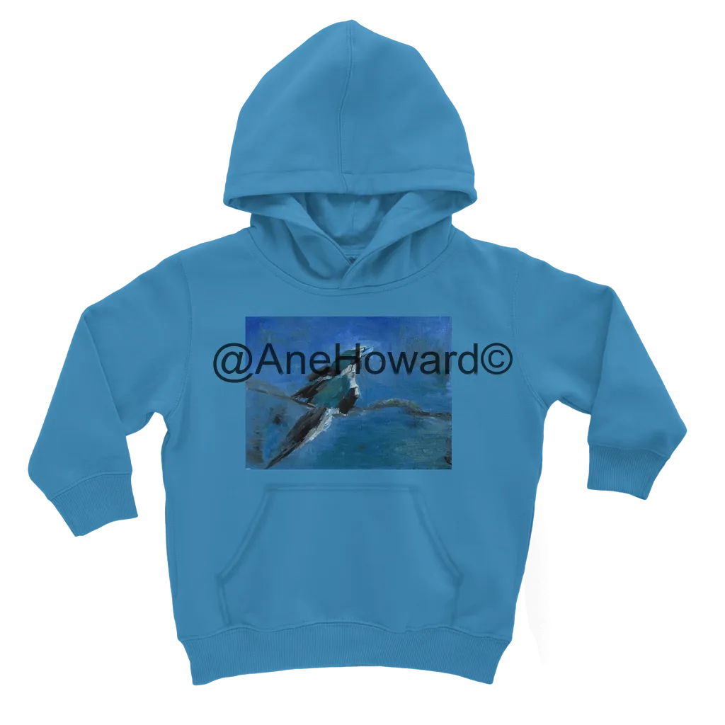 Classic Kids Cotton Hoodie Blue Bird