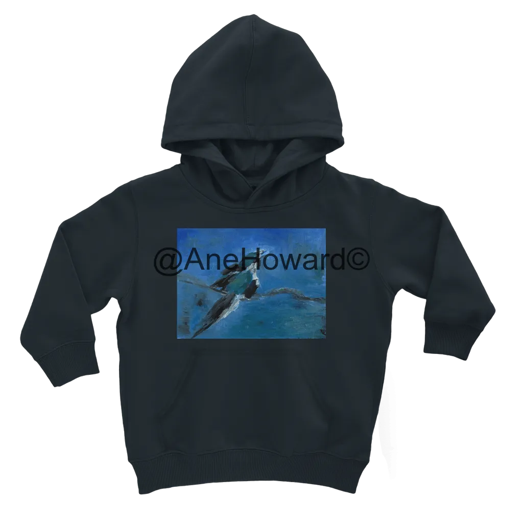 Classic Kids Cotton Hoodie Blue Bird
