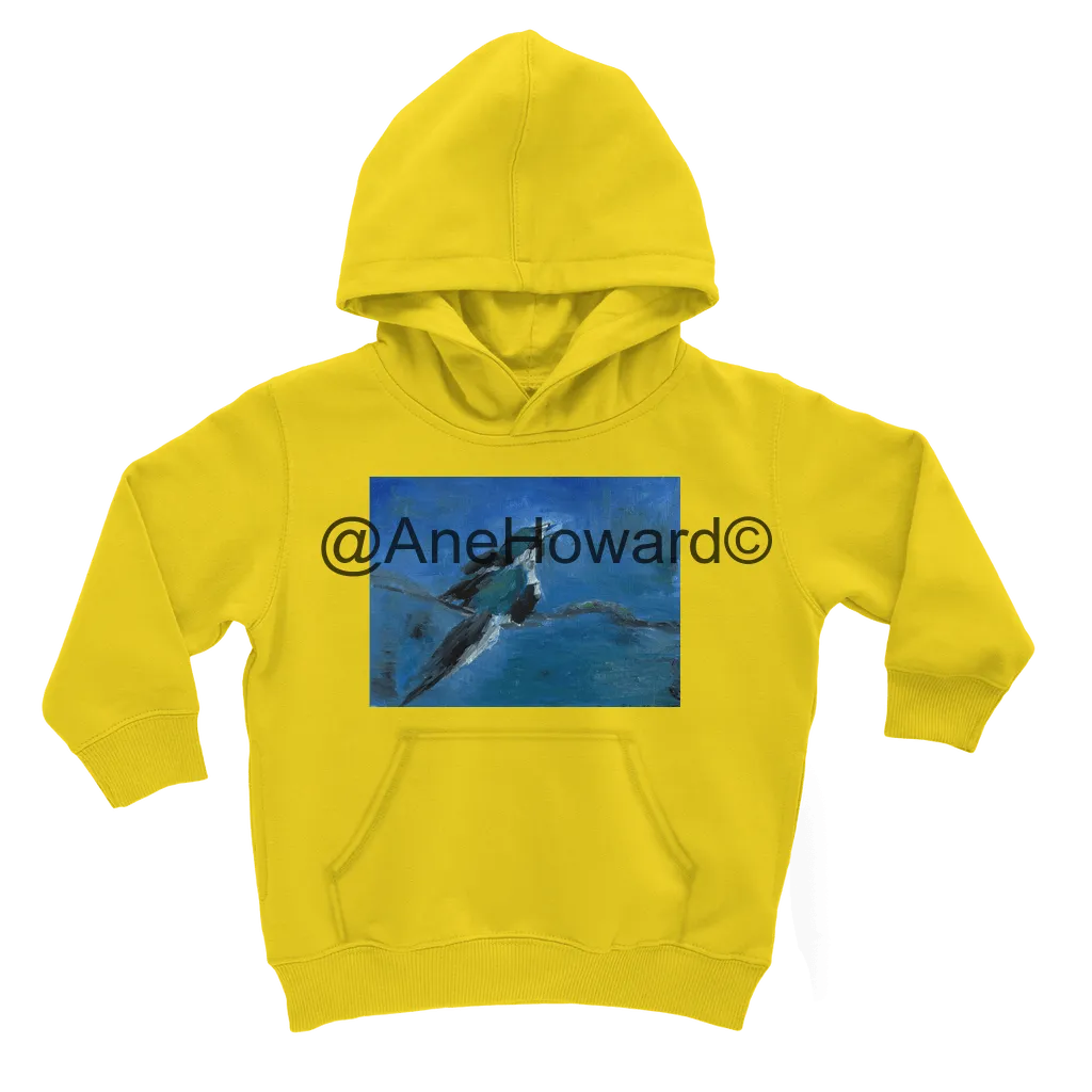 Classic Kids Cotton Hoodie Blue Bird