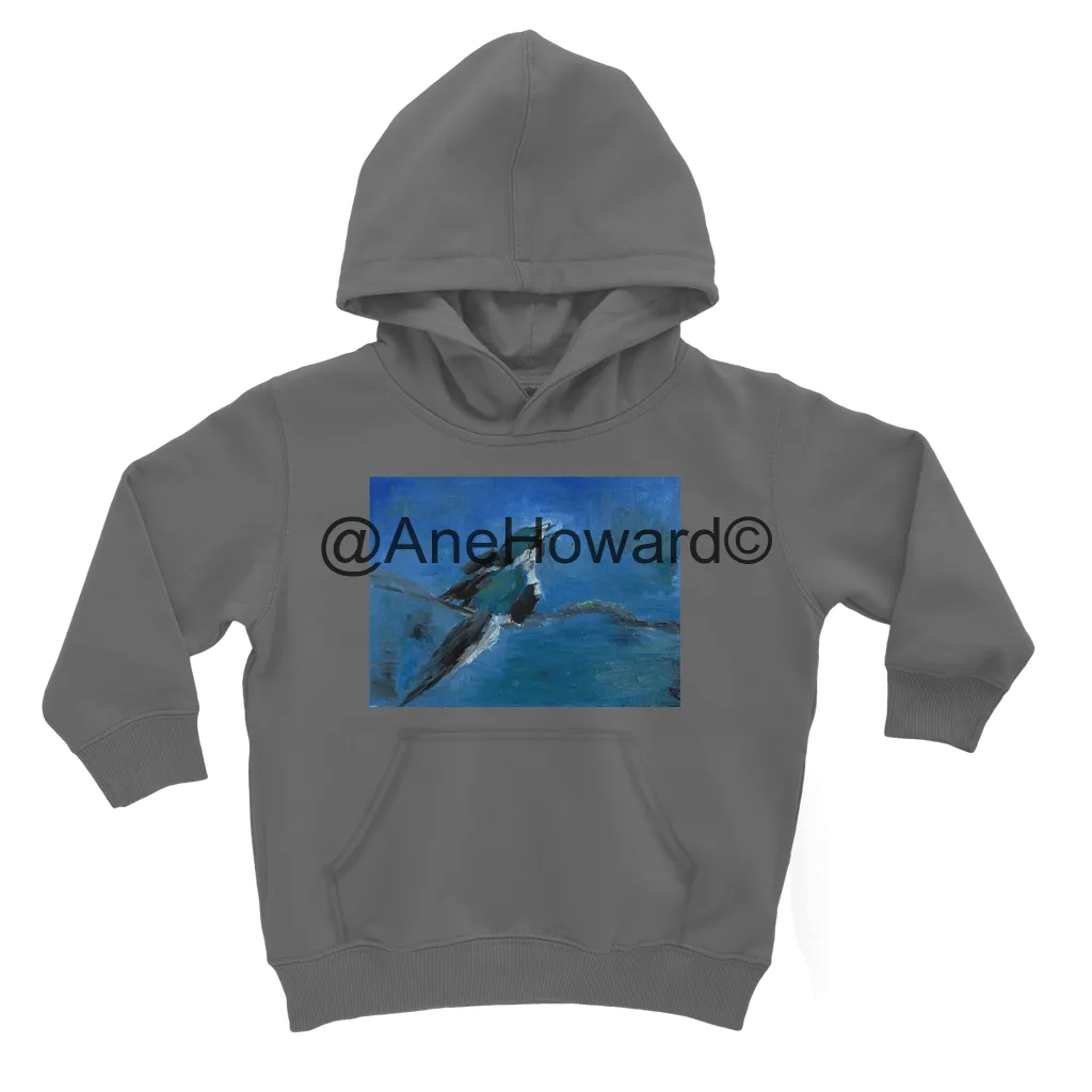 Classic Kids Cotton Hoodie Blue Bird