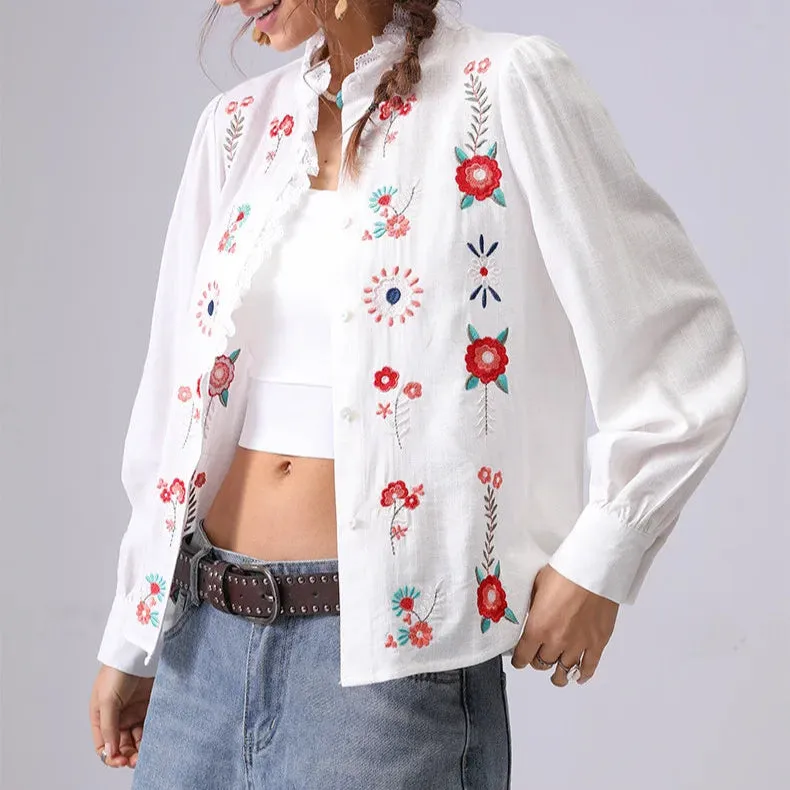 Clemence Embroidered Shirt