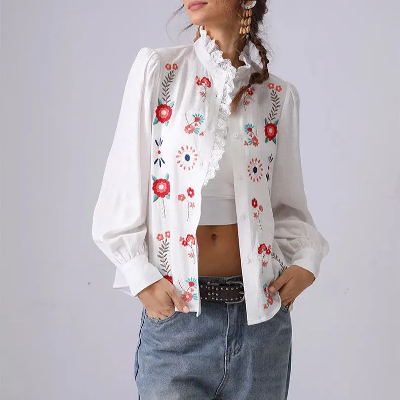 Clemence Embroidered Shirt