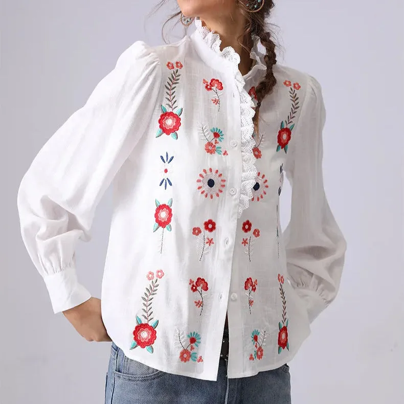 Clemence Embroidered Shirt