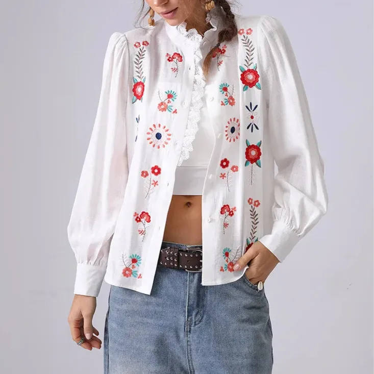 Clemence Embroidered Shirt