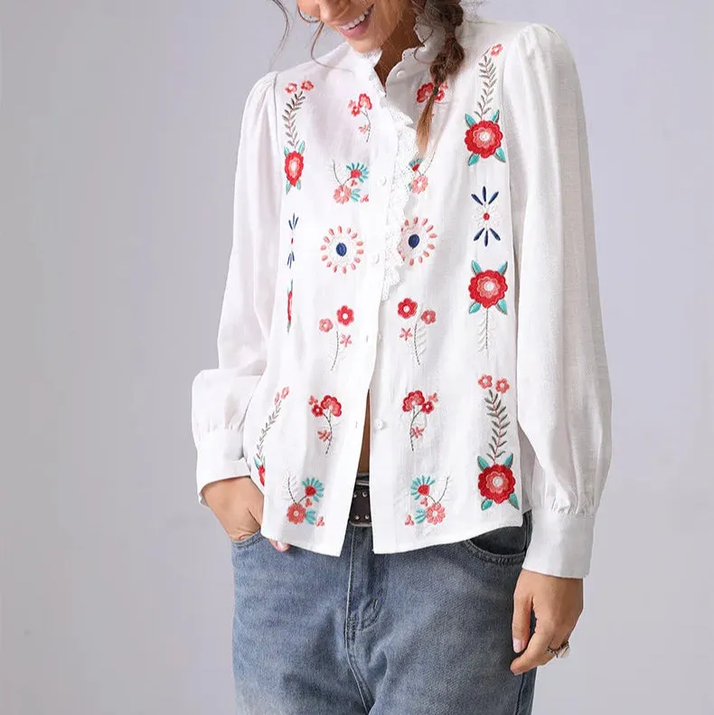 Clemence Embroidered Shirt