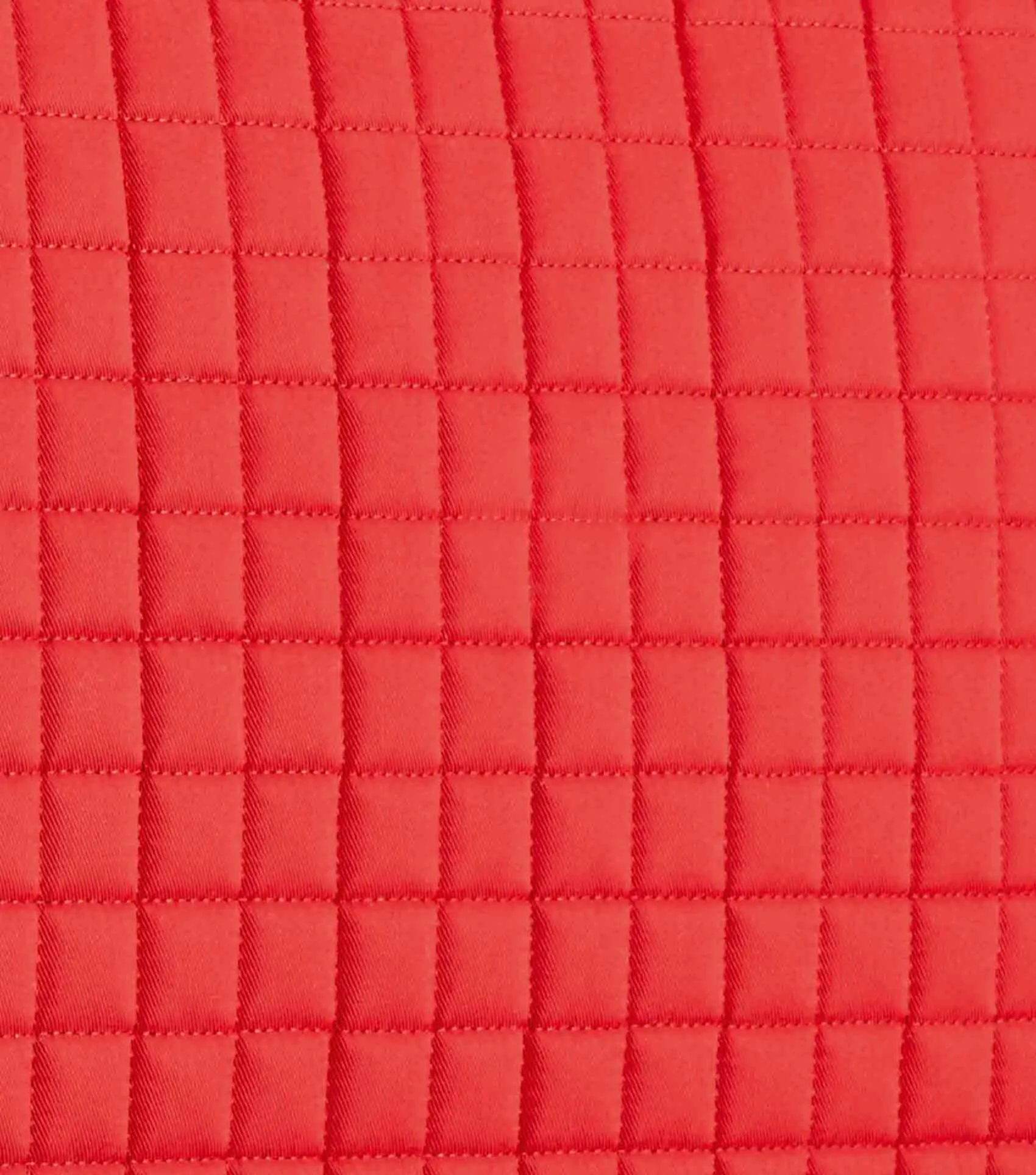 Close Contact European Cotton Saddle Pad - Dressage Square Red