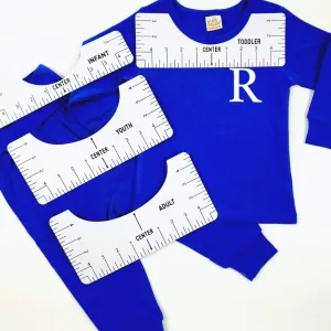 Clothing T-Shirt Ruler Measuring Placement Guide for HTV Children and Adults (4pc)
