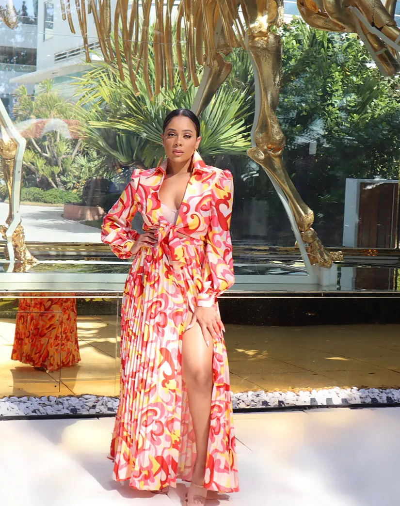 Collins Ave 2  Maxi Dress SMALL-3X
