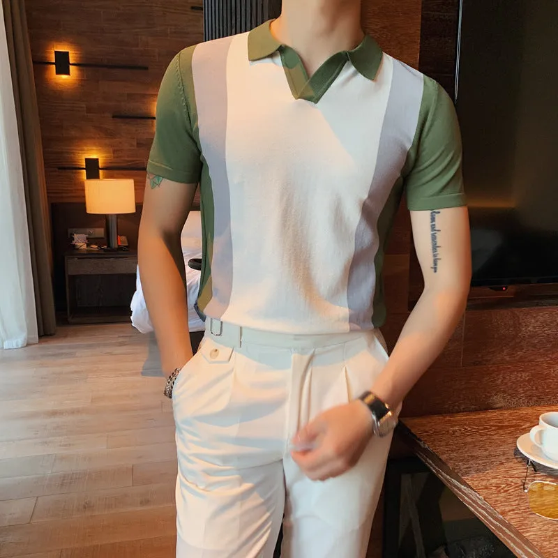 Contrast British Slim Fit Ice Silk T-Shirt