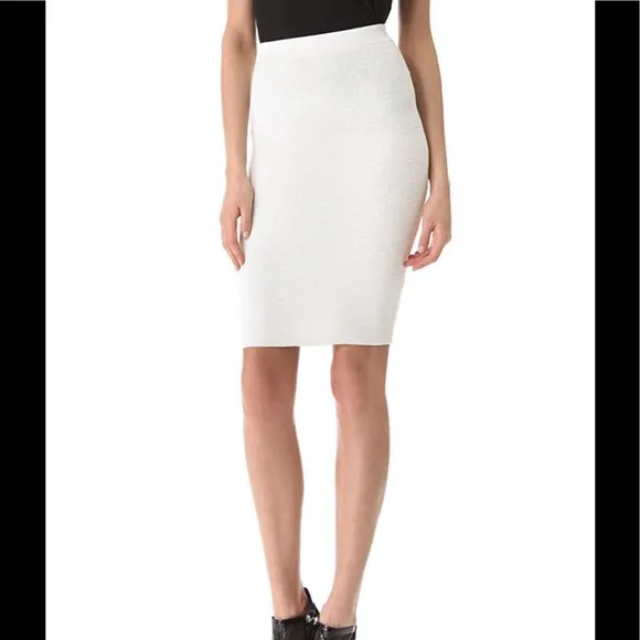 COPY - 🍦Torn By Ronni Kobo Cream Celeste Textured Knit Sweater Skirt Sz XS