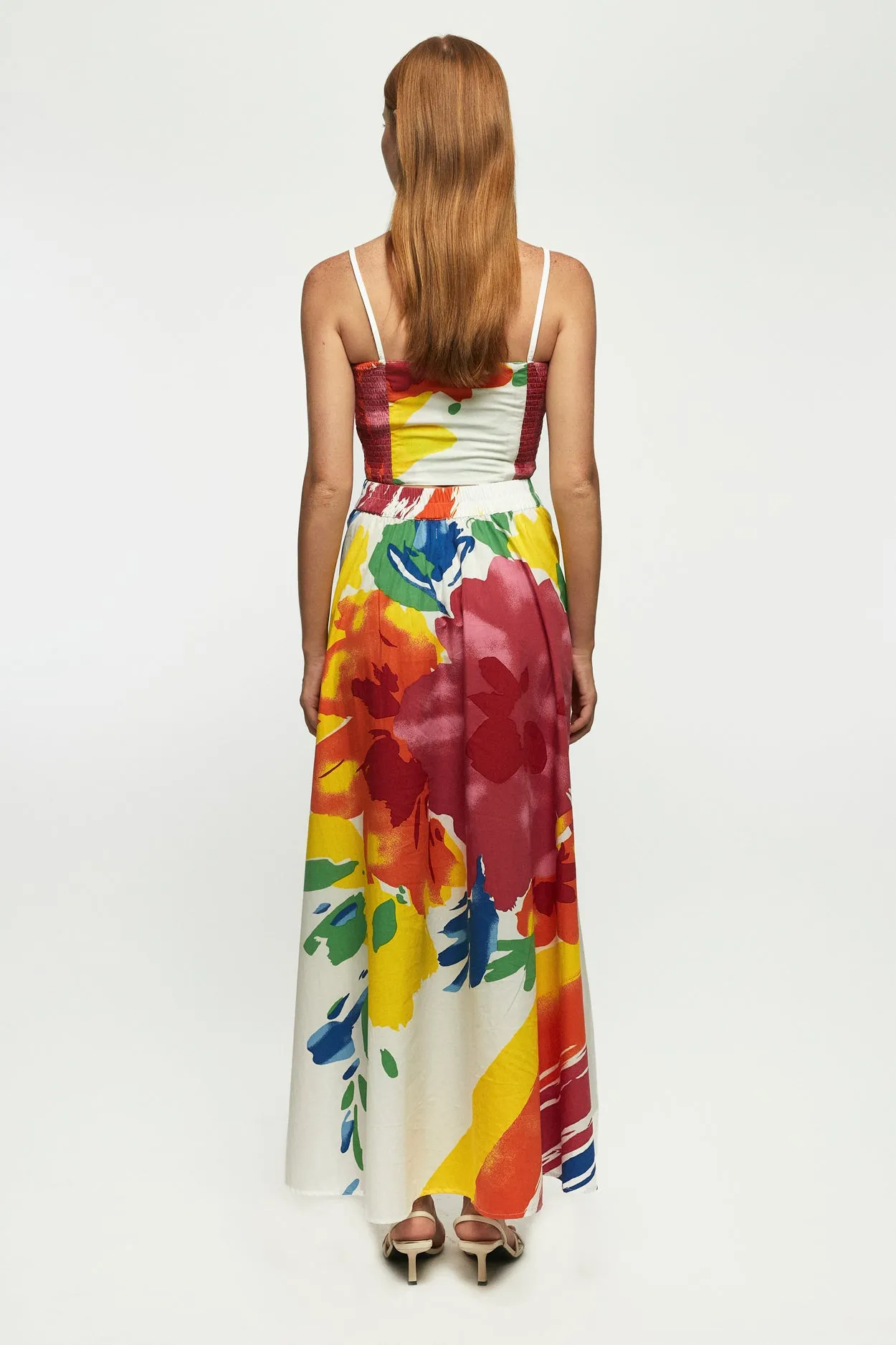 Corset Crop | Midi Skirt