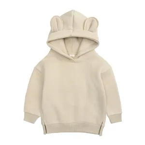 Cotton Bear Hoodie - Beige